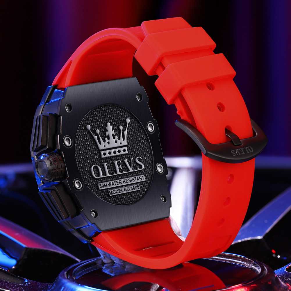 OLEVS 3608 Racing Design Inspiration Watch