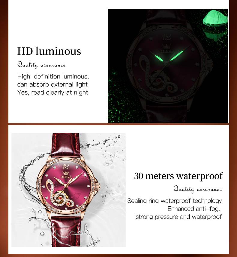 Olevs Watch 6656 Elegant Lady