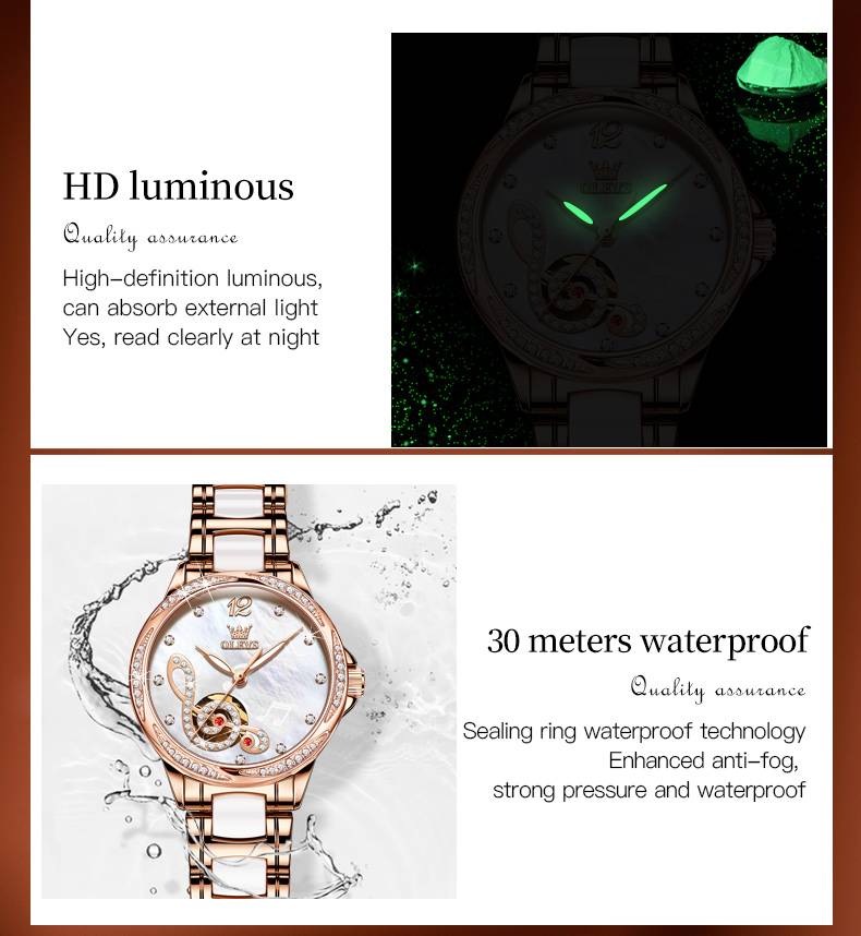 Olevs Watch 6656 Elegant Lady