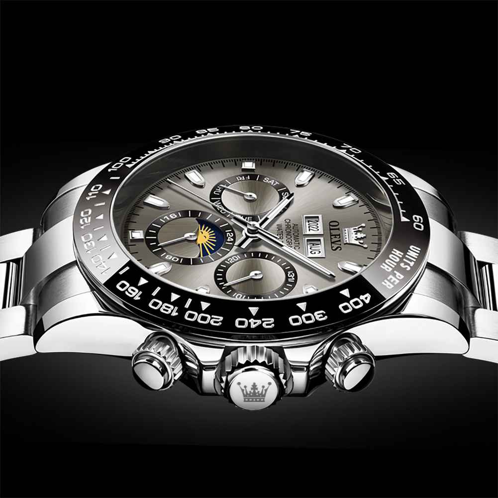 OLEVS 6654 Luxury Mechanical High Quality Seagull Movement