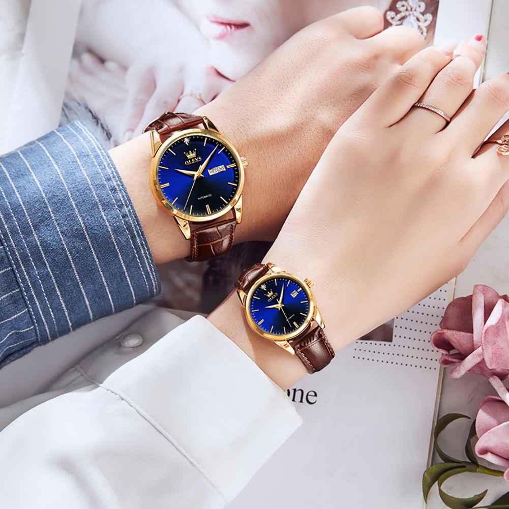 OLEVS Watch 6629 Mechanical watches gifts for couples