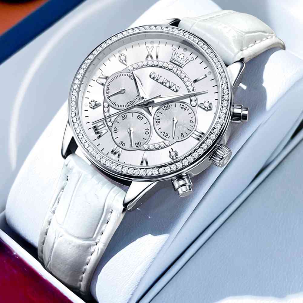 #Color_Silver Strap-White Dial Silver Trim