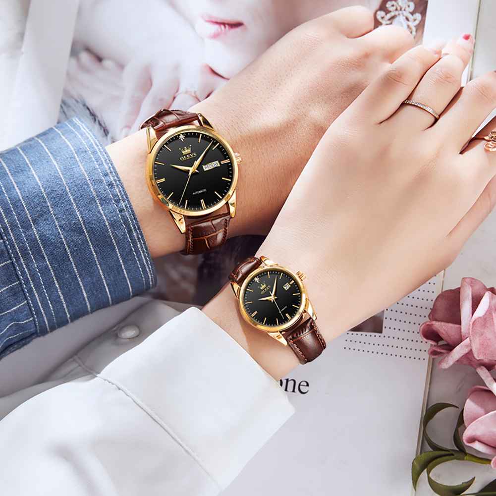 OLEVS Watch 6629 Mechanical watches gifts for couples