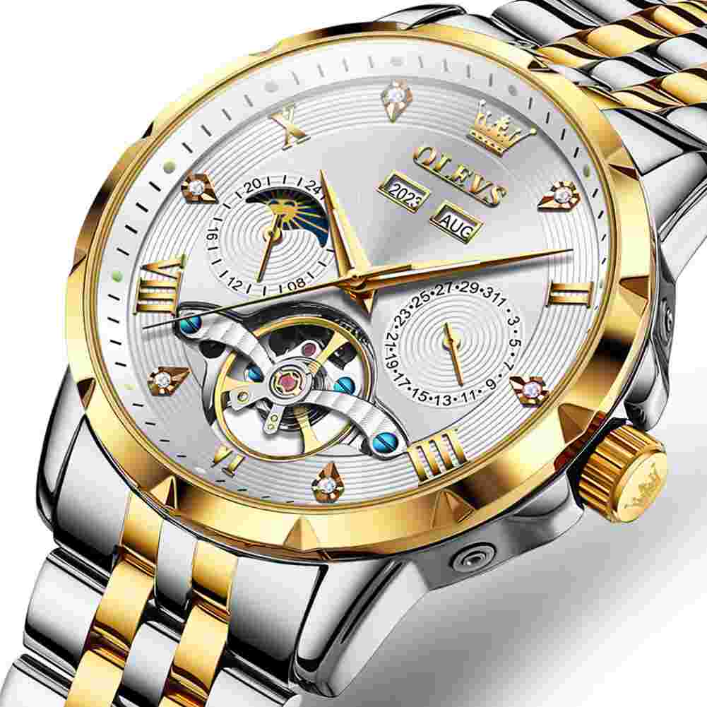 OLEVS 6691 Luxury Tourbillon Automatic Mechanical Watch