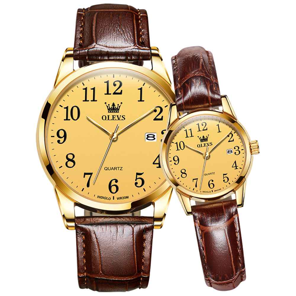 #Color_Brown Strap-Full Gold