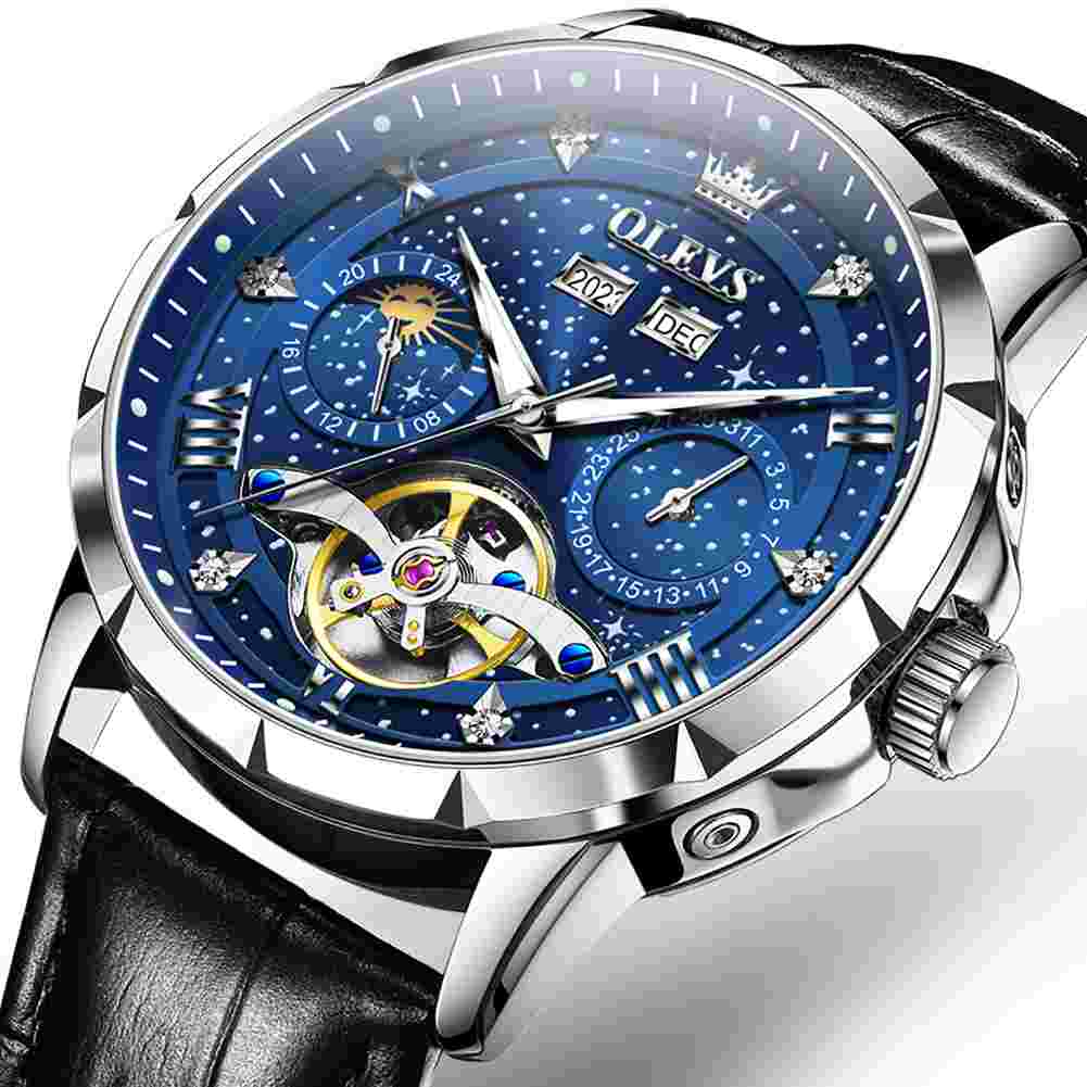 OLEVS 6690 Men's Luxury Automatic Watch - Elegant Multifunctional Design