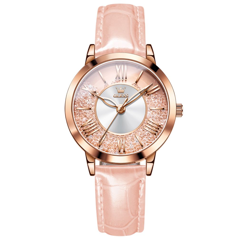 #Color_Pink Strap-Full Rose Gold