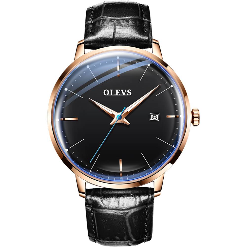 OLEVS 6609 Luxury Mechanical Watch - Elegant Stainless Steel Automatic Timepiece with Date Display