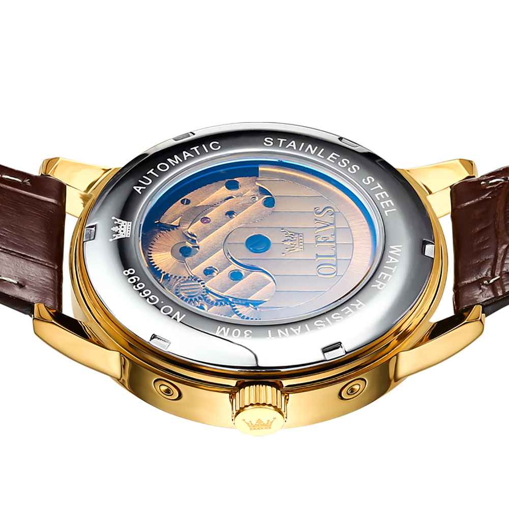 Olevs 6698 Multifunctional Moon Phase Watch