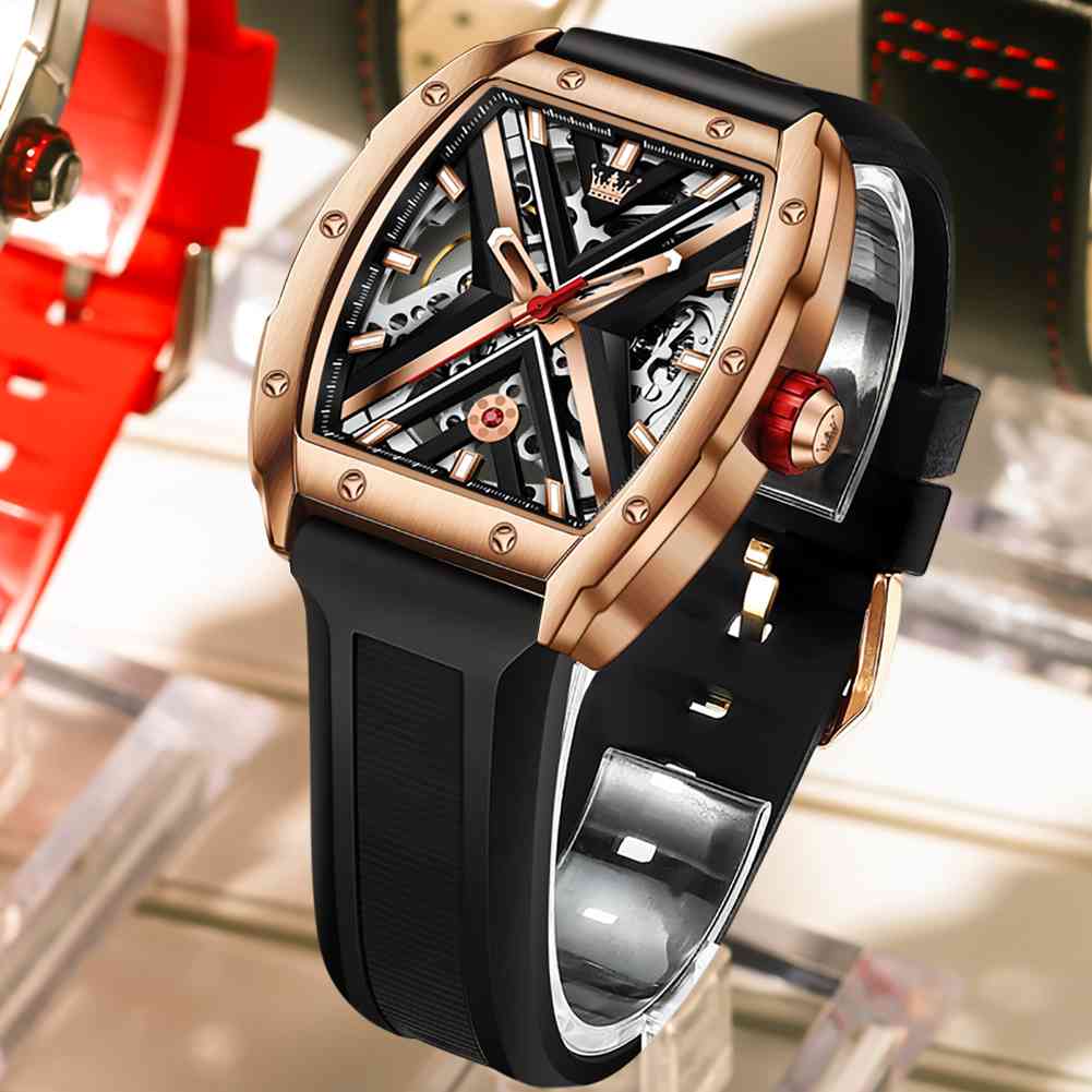 Olevs 6662 High-Quality Automatic Mechanical Sports Watch