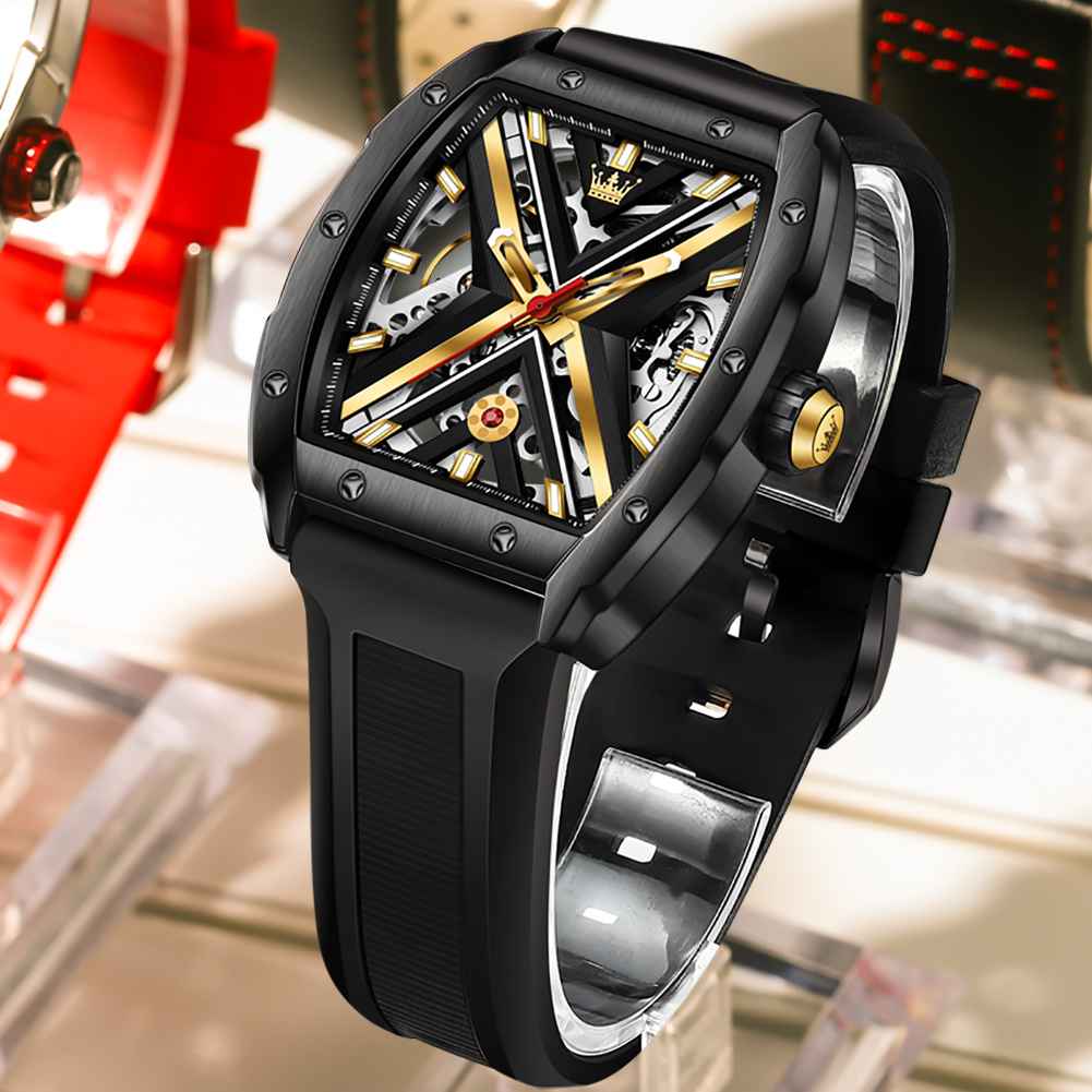 Olevs 6662 High-Quality Automatic Mechanical Sports Watch