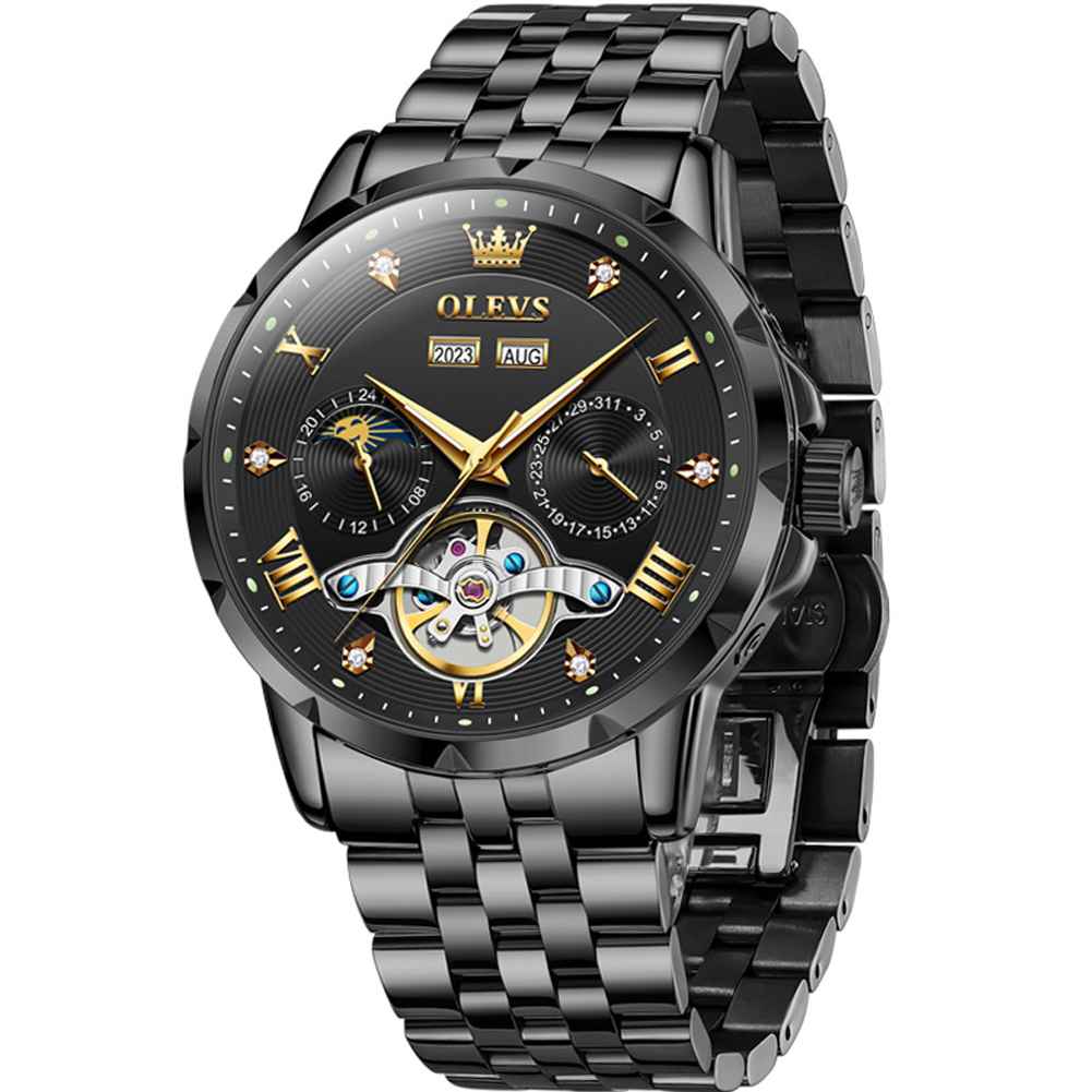 OLEVS 6691 Luxury Tourbillon Automatic Mechanical Watch