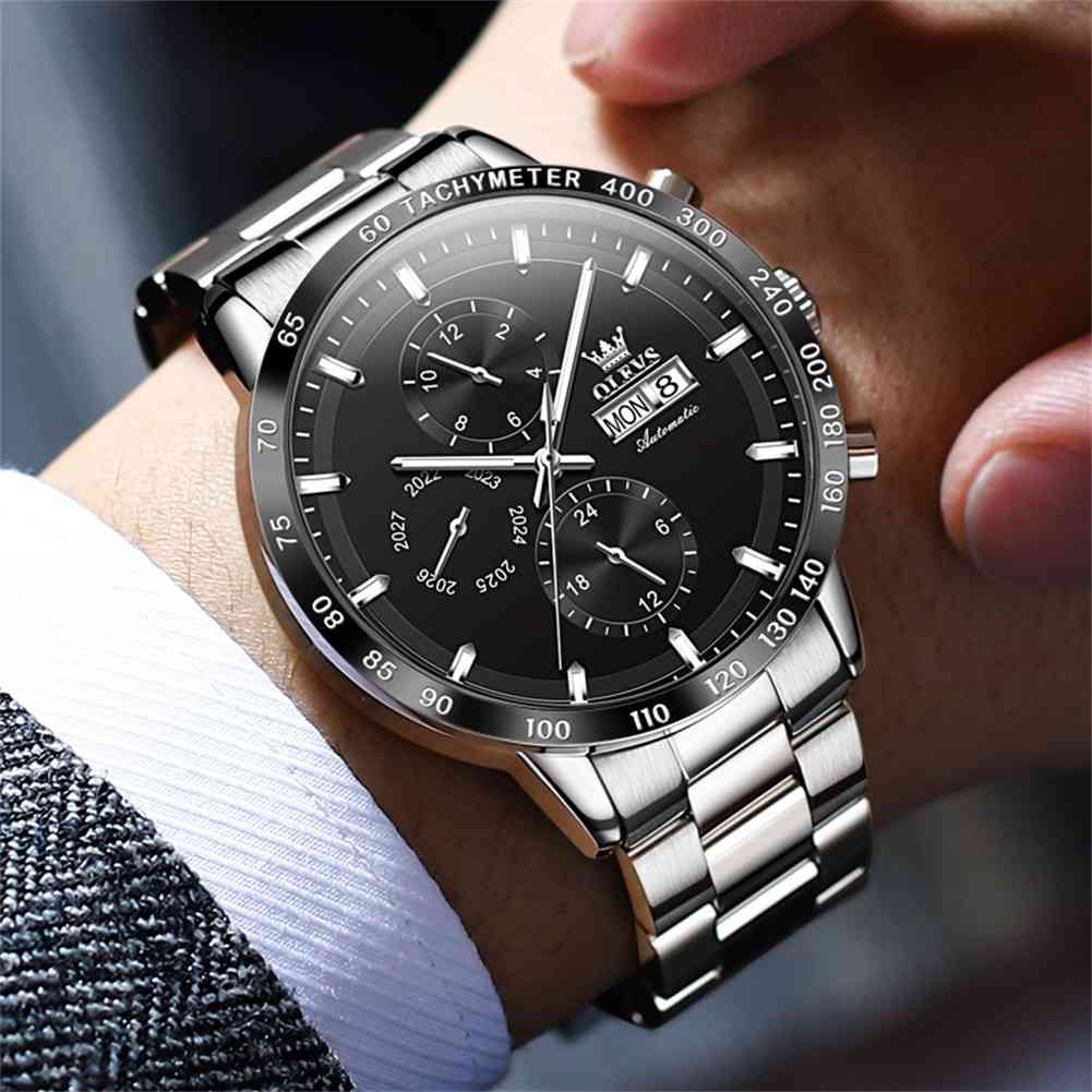 Olevs 6683 Premium Automatic Mechanical Chronograph Watch