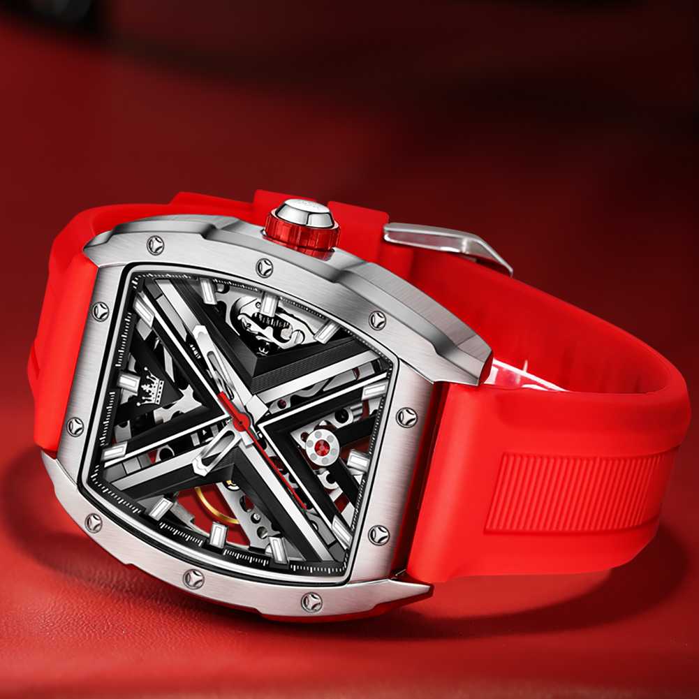 Olevs 6662 High-Quality Automatic Mechanical Sports Watch