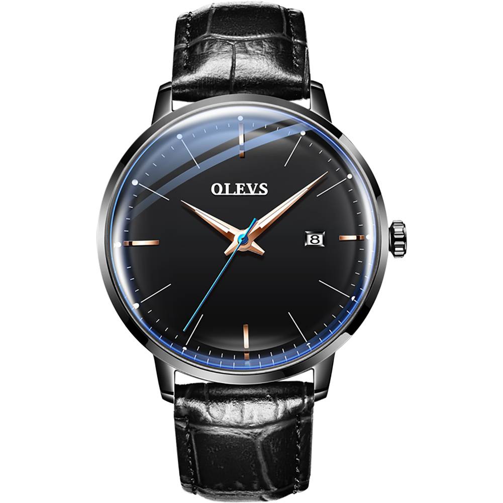 OLEVS 6609 Luxury Mechanical Watch - Elegant Stainless Steel Automatic Timepiece with Date Display