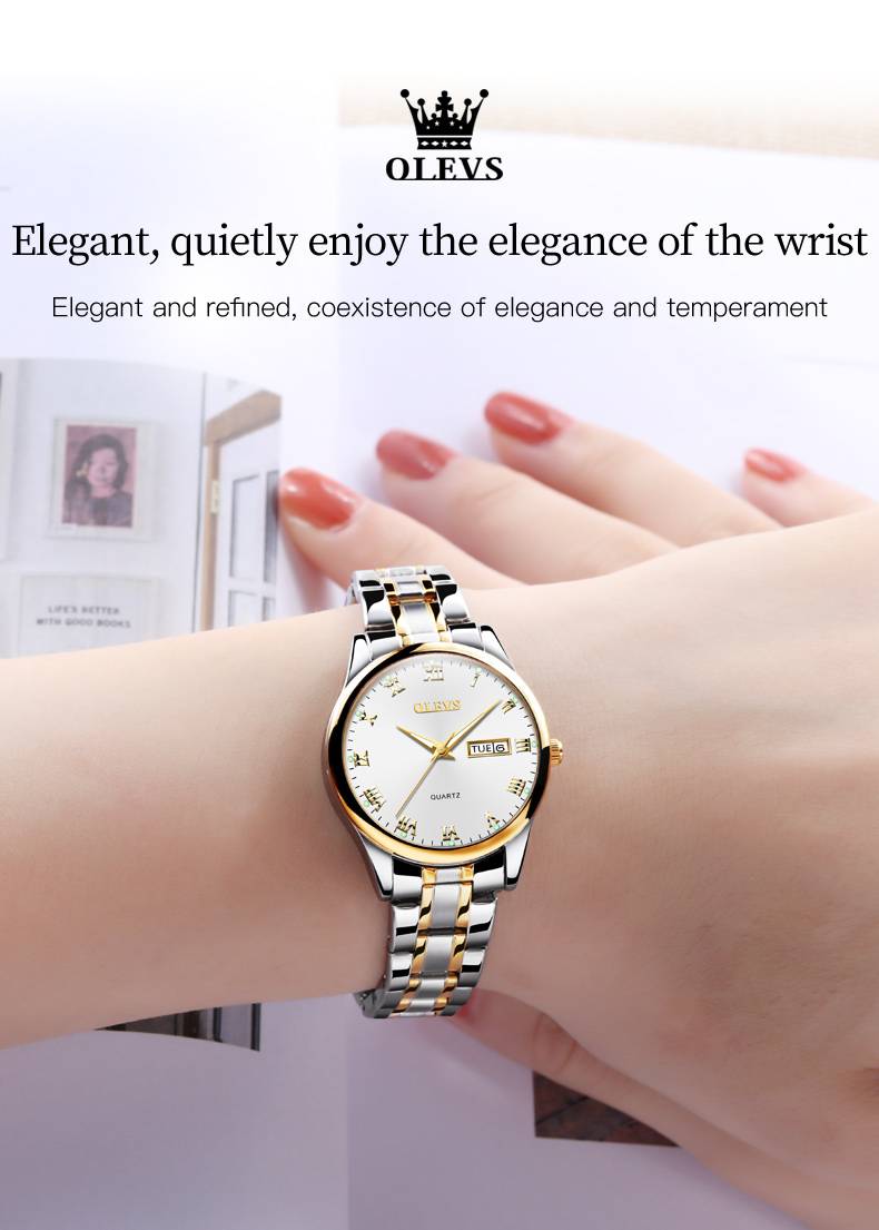 OLEVS For Women's 5568 Quartz Romantic Moment