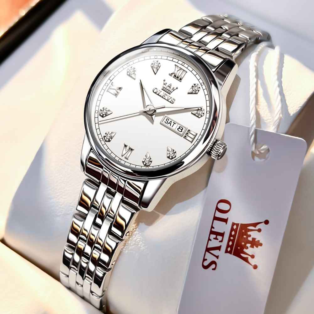 OLEVS 5525 Couple's Luxury Sylish Quartz Watch