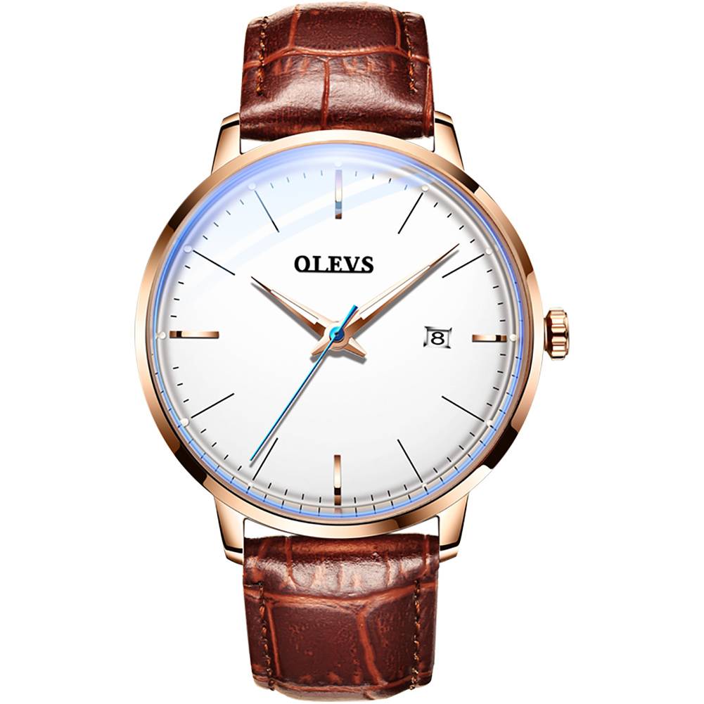 OLEVS 6609 Luxury Mechanical Watch - Elegant Stainless Steel Automatic Timepiece with Date Display