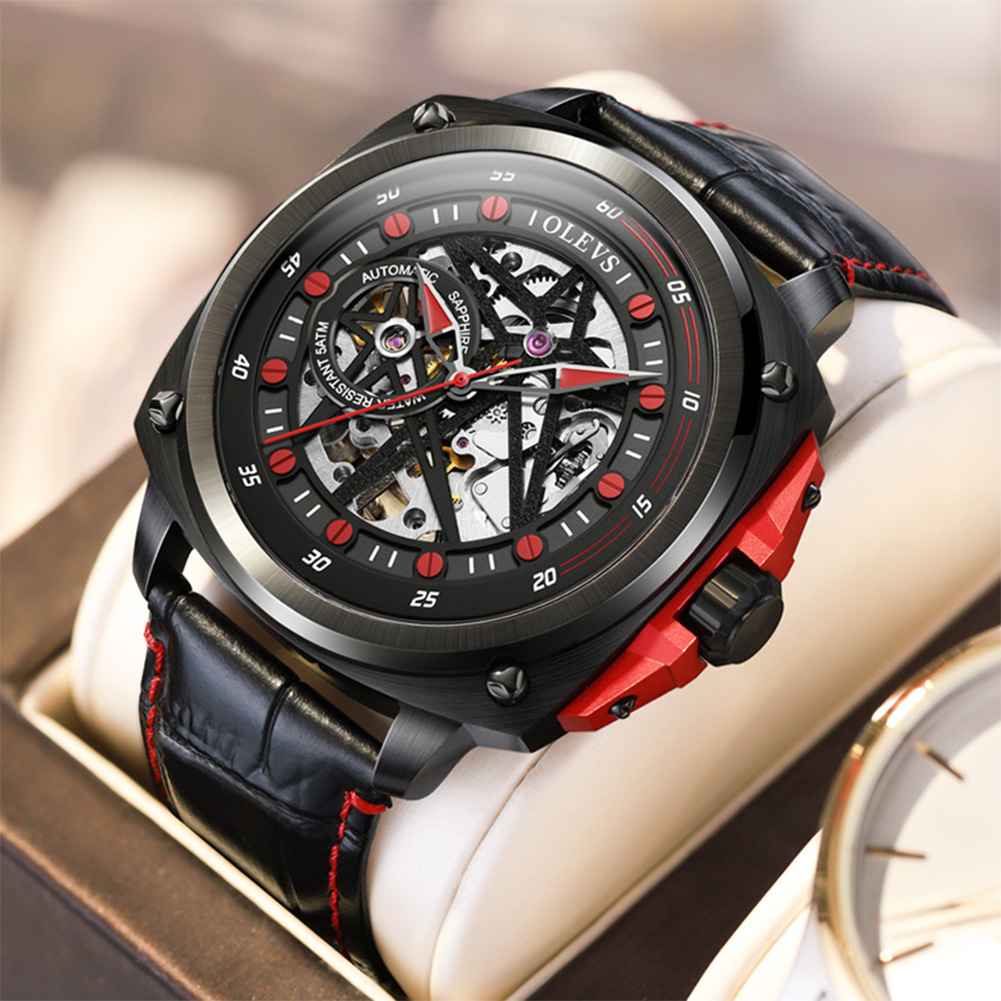 #color_Black Strap-Red Dial Black Trim