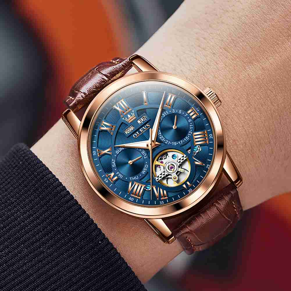 OLEVS 6668 Men's Luxury Automatic Watch - Elegant Multifunctional Design