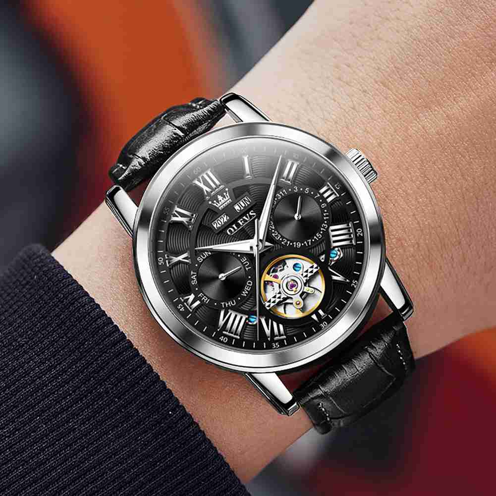 OLEVS 6668 Men's Luxury Automatic Watch - Elegant Multifunctional Design