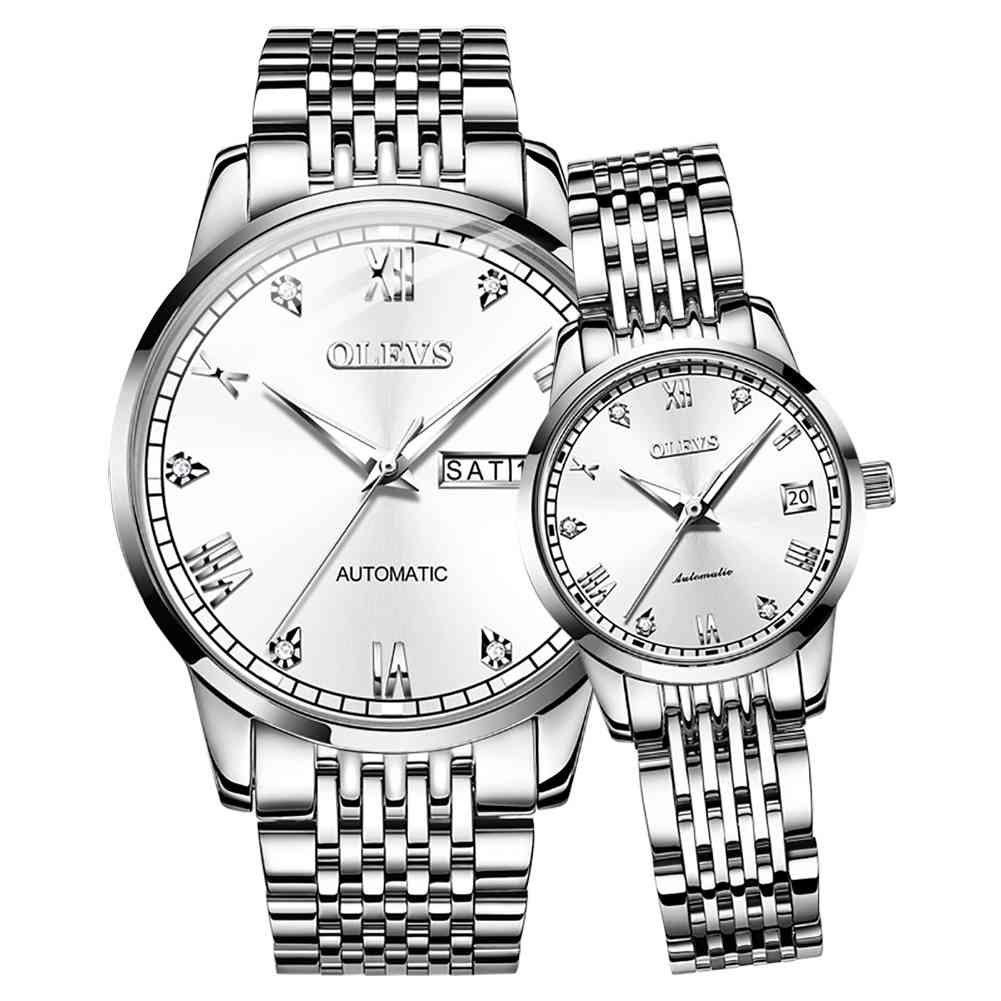 #color_Silver Strap-White Dial Silver Trim