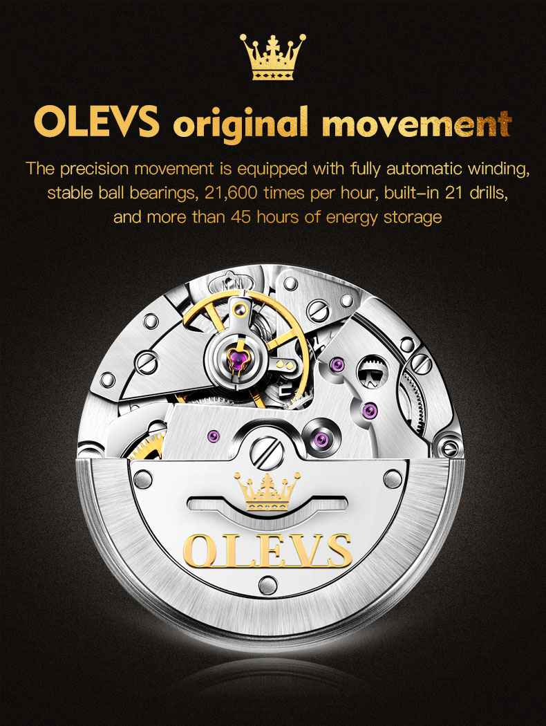 OLEVS 6665 Tourbillon Automatic Mechanical