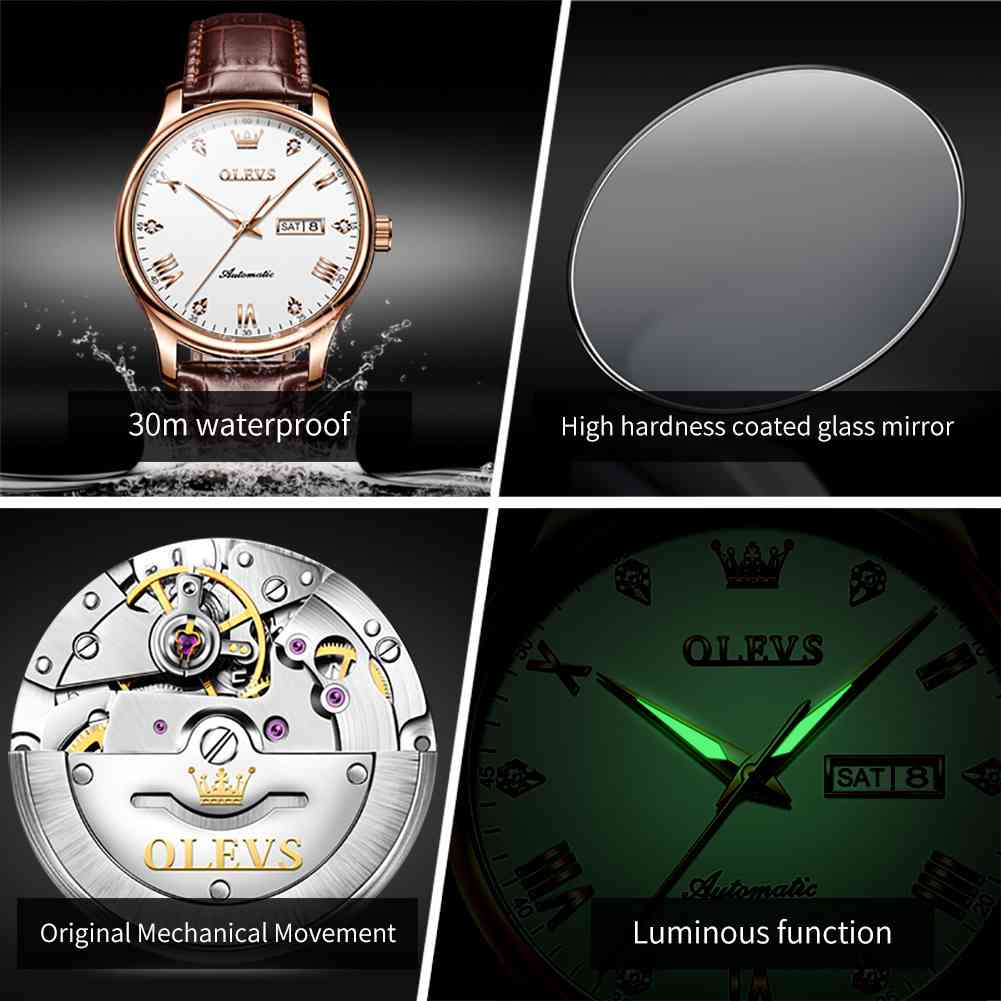 Olevs 9932 Men's Mechanical Watch Original Mechanical Movement