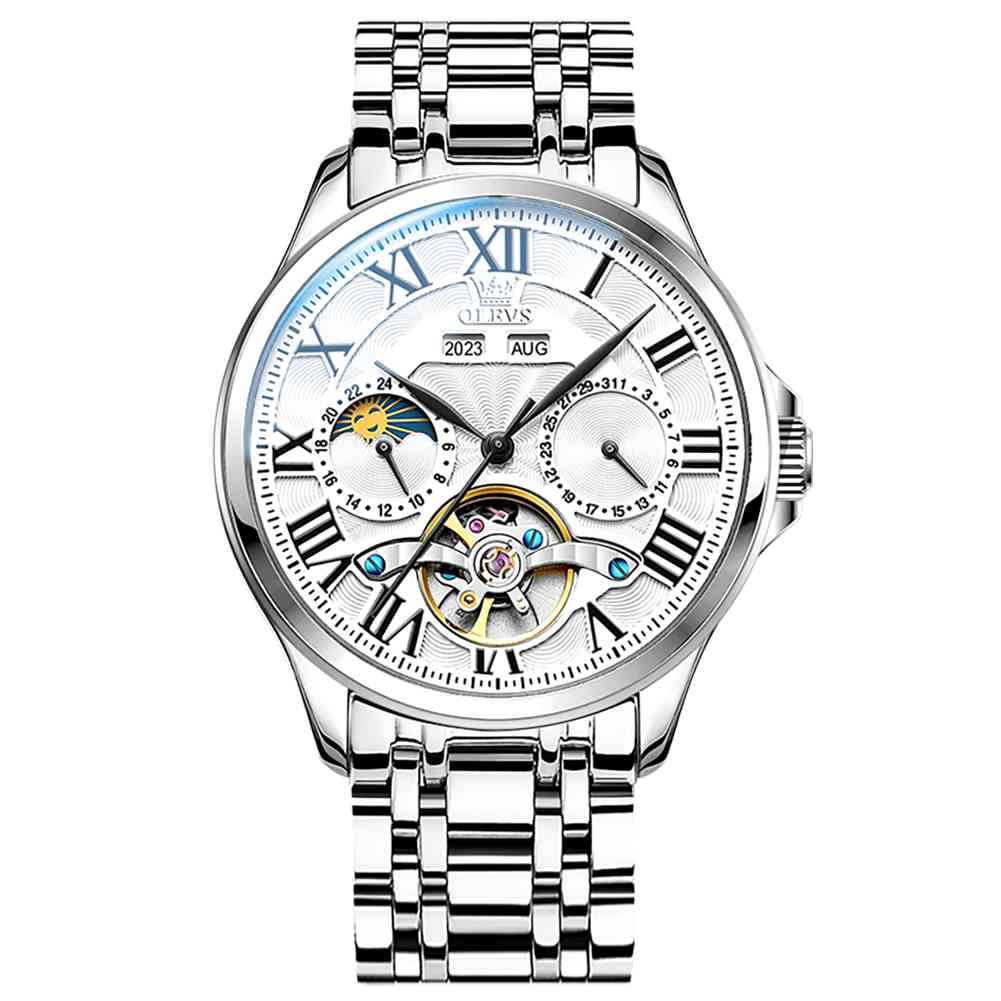 #color_Silver Strap-White Dial Silver Trim