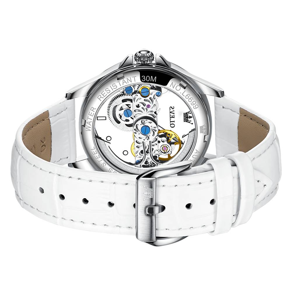 OLEVS 6699 Transparent Character Casual Watch