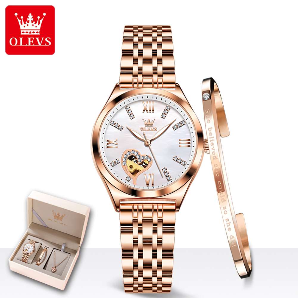 OLEVS 6636 Women’s Fashionable Automatic Mechanical Watch