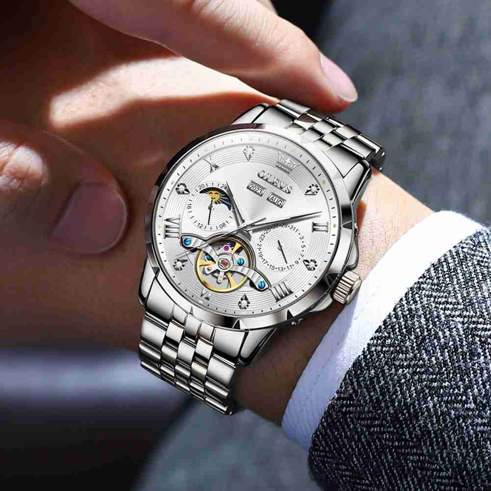 OLEVS 6691 Luxury Tourbillon Automatic Mechanical Watch