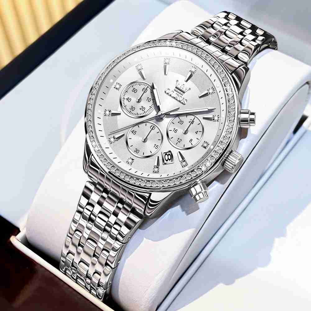 OLEVS 5582 Womens Quartz Chronograph Watch