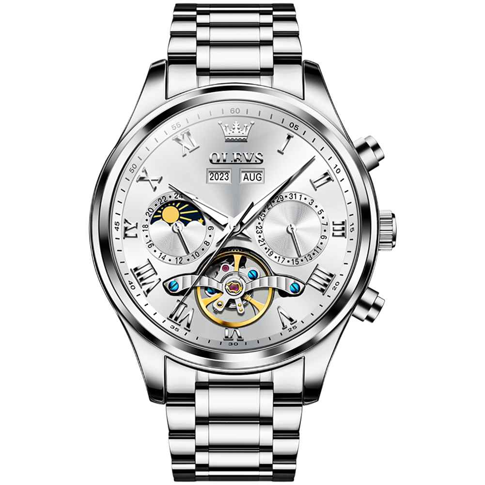 #color_Silver Strap-White Dial Silver Trim