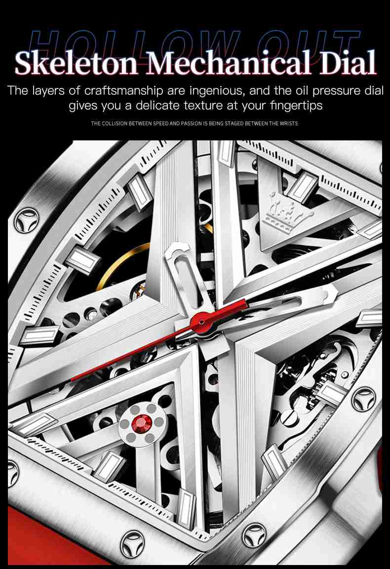 Olevs 6662 High-Quality Automatic Mechanical Sports Watch