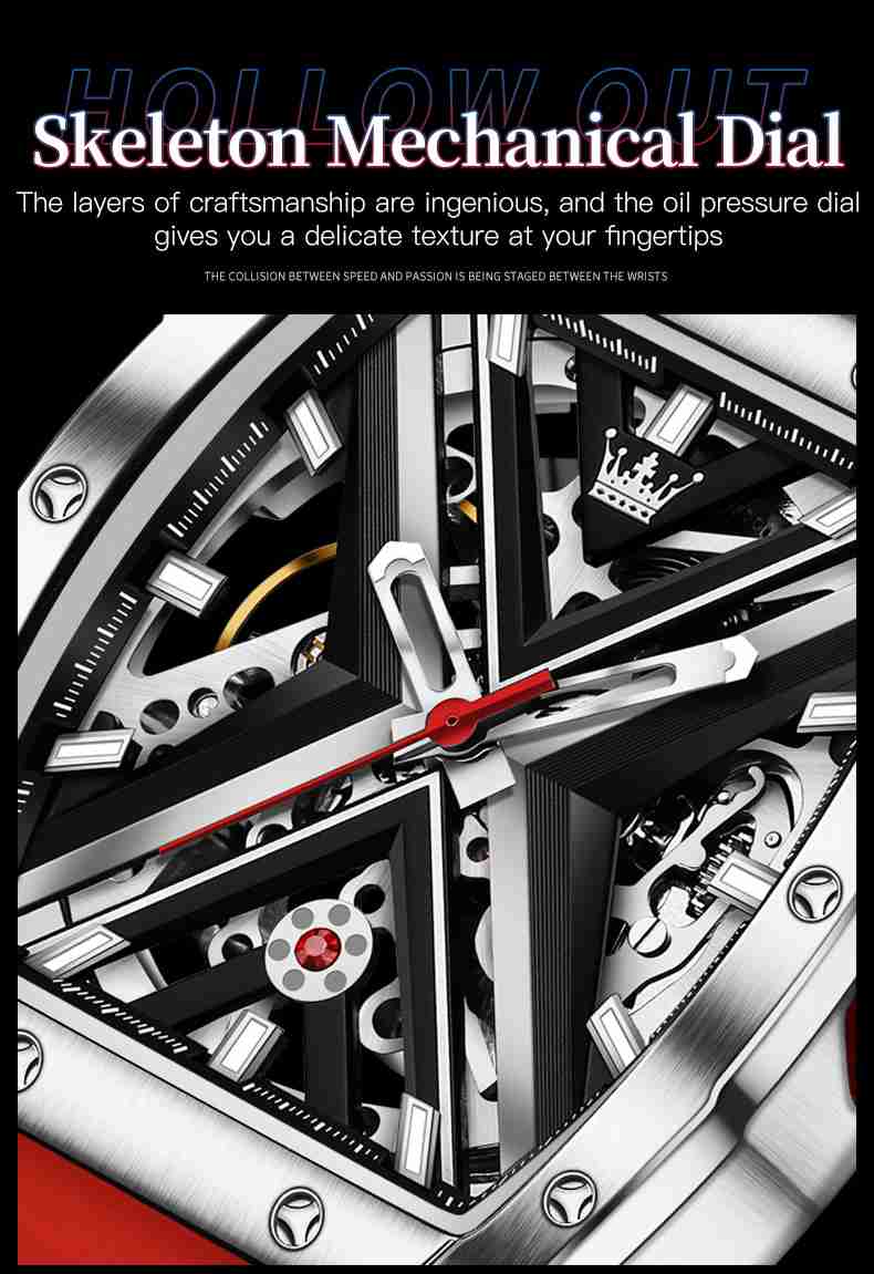 Olevs 6662 High-Quality Automatic Mechanical Sports Watch