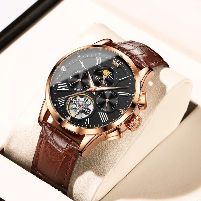 Olevs 9912 Waterproof Digital Luxury Automatic Mechanical Watch