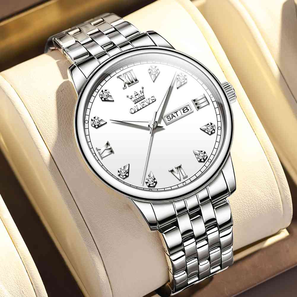 OLEVS 5525 Couple's Luxury Sylish Quartz Watch