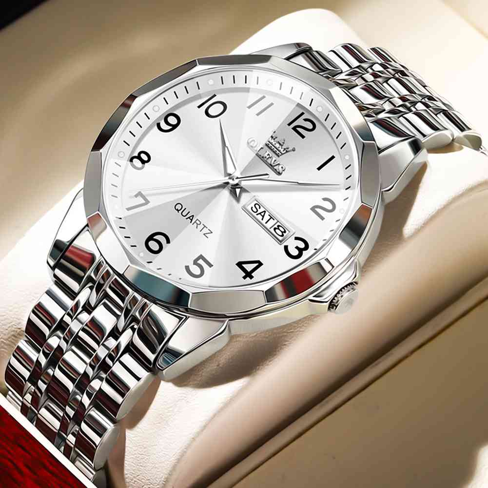 OLEVS 9970 Men's Watch Formal Wear Waterproof Luminous Luxury Casual Watch