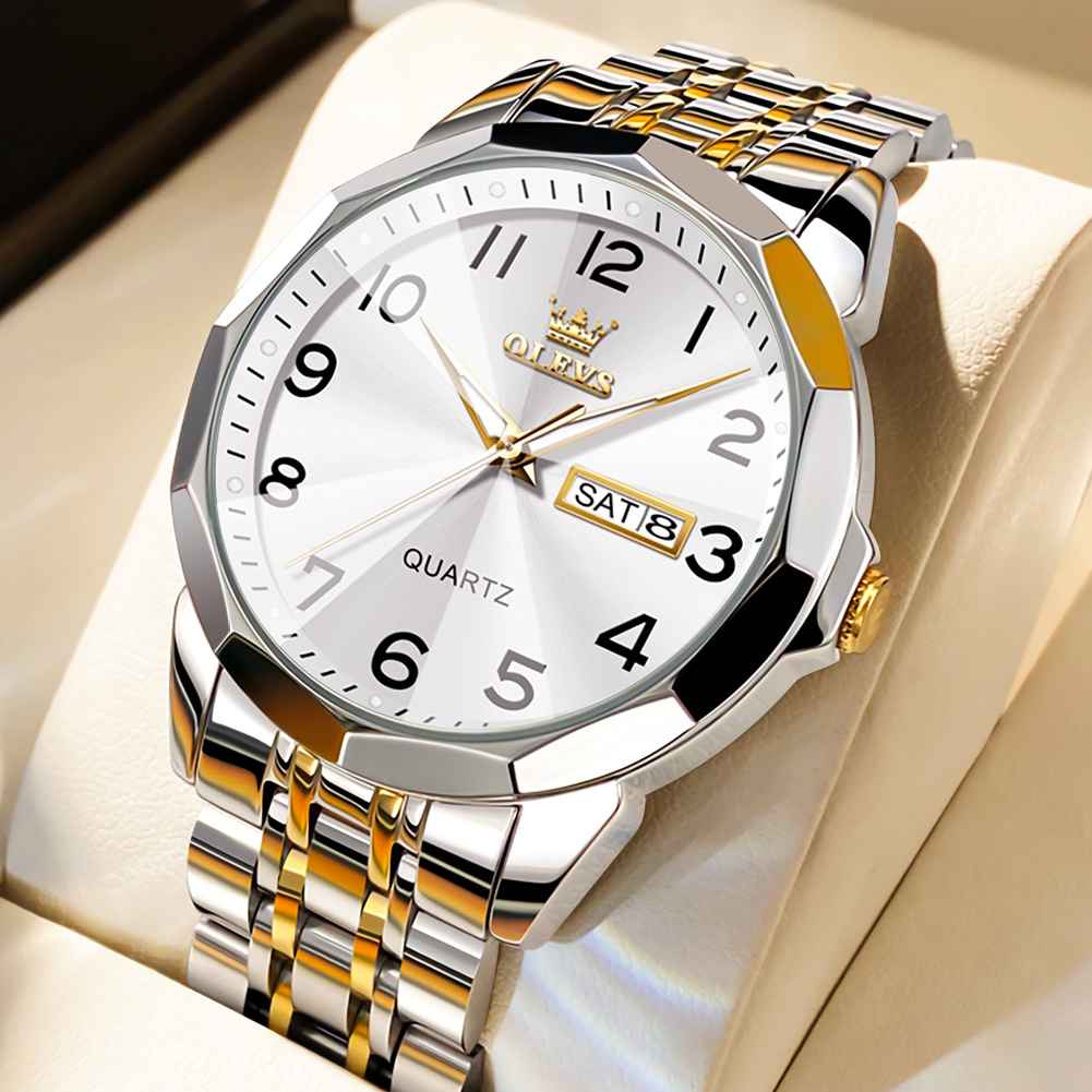 OLEVS 9970 Men's Watch Formal Wear Waterproof Luminous Luxury Casual Watch