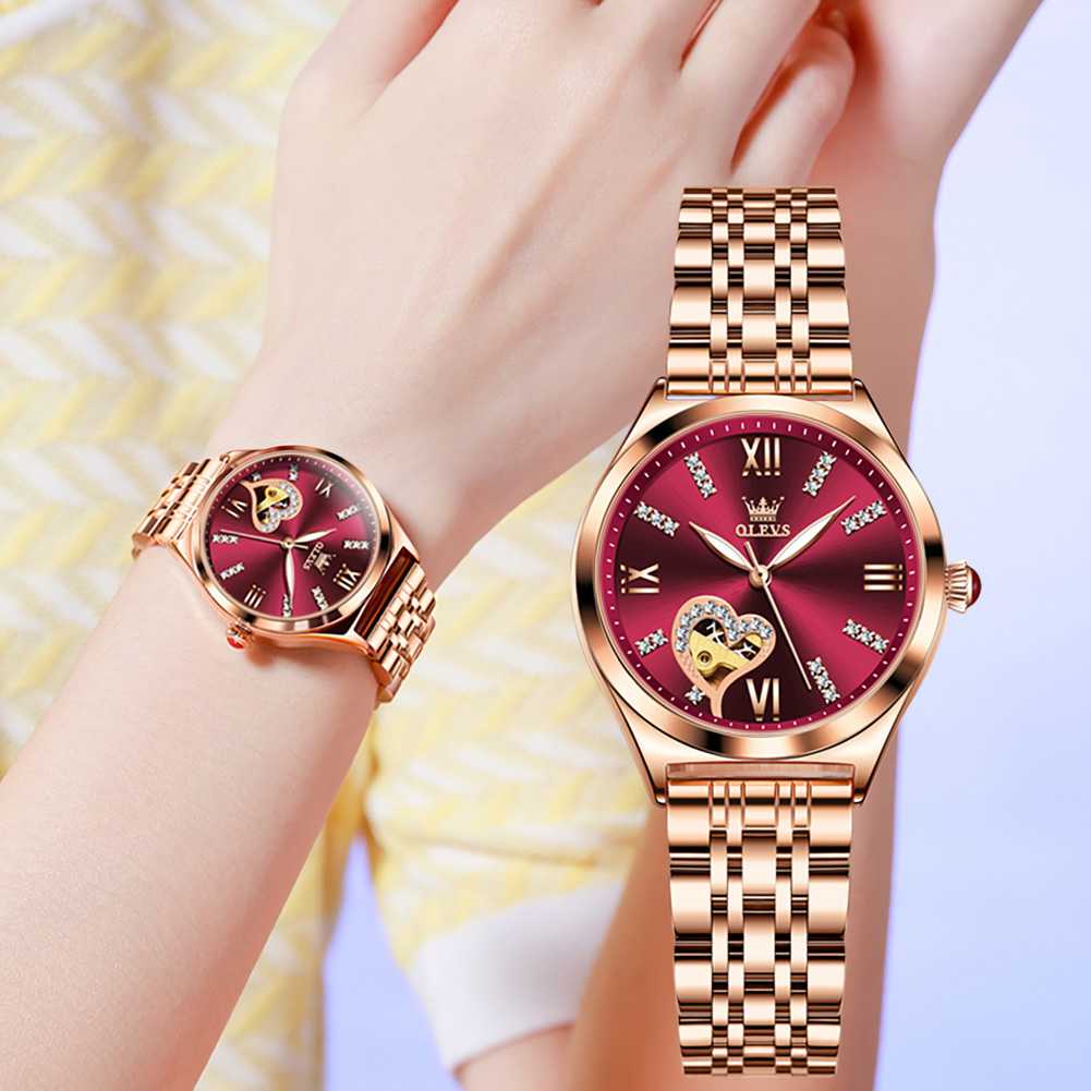 OLEVS 6636 Women’s Fashionable Automatic Mechanical Watch