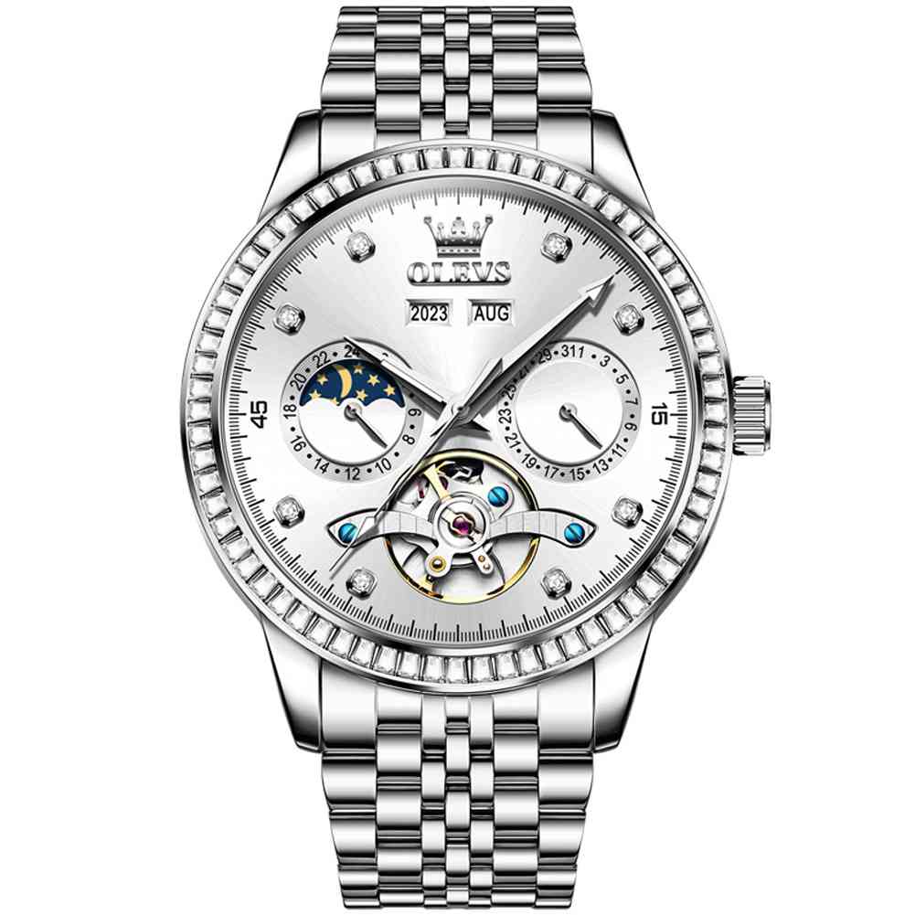 #color_Silver Strap-White Dial Silver Trim