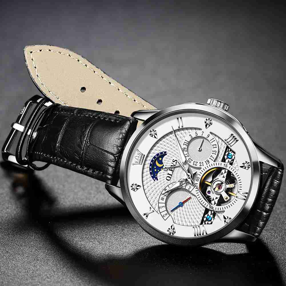 Olevs 6652 High-Quality Movement Automatic Mechanical Sports Watch