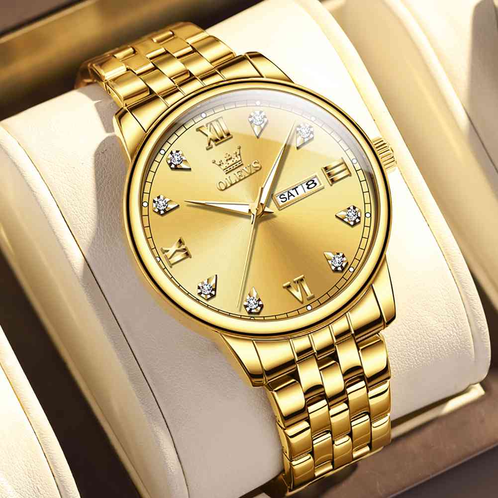 OLEVS 5525 Couple's Luxury Sylish Quartz Watch