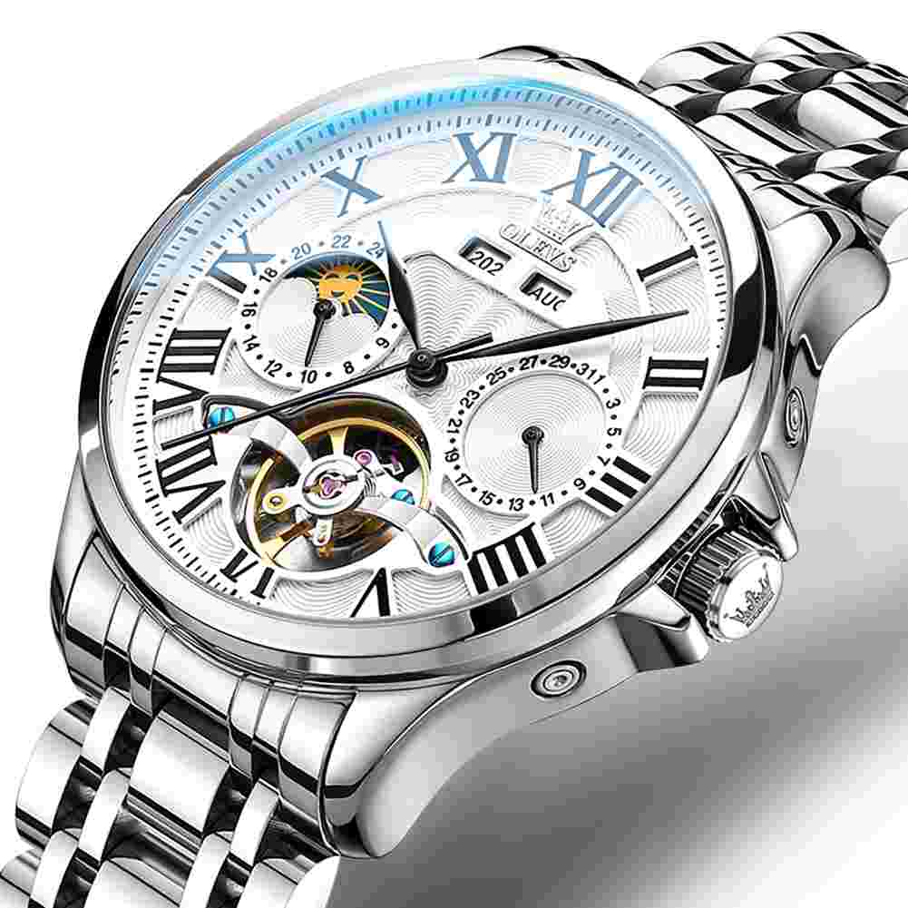 #color_Silver Strap-White Dial Silver Trim