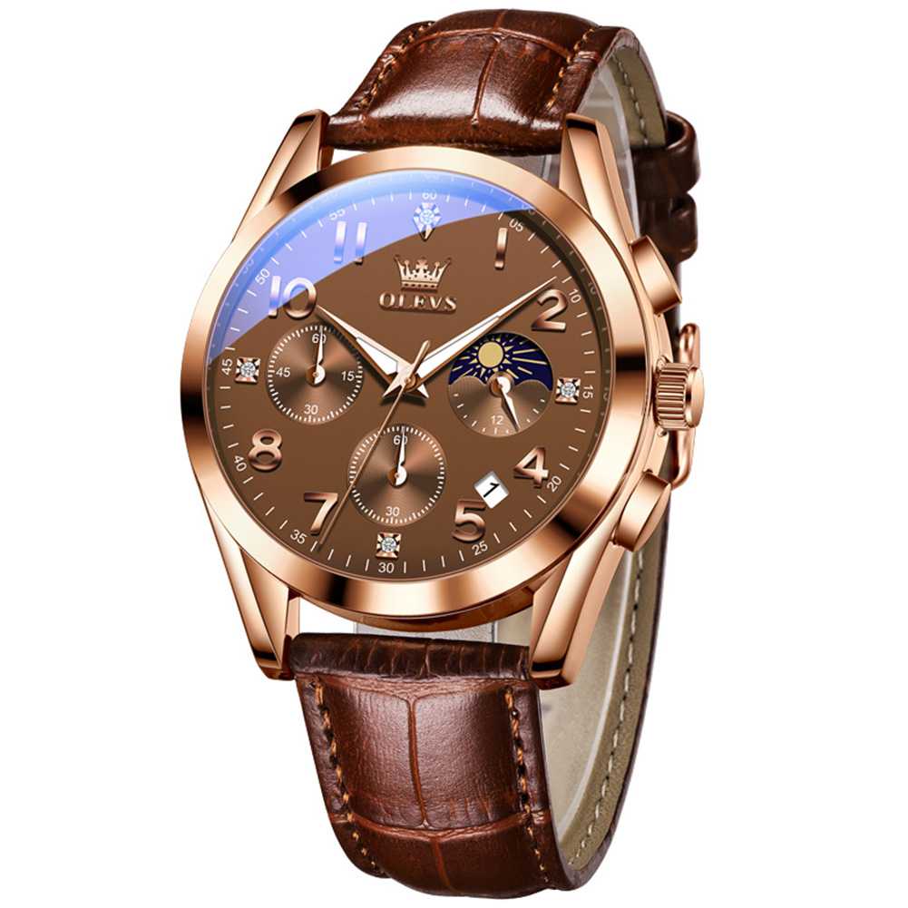 #Color_Gold Strap - Full Rose Dial